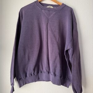 Reebok Golf Crewneck Vintage  Purple Size Large